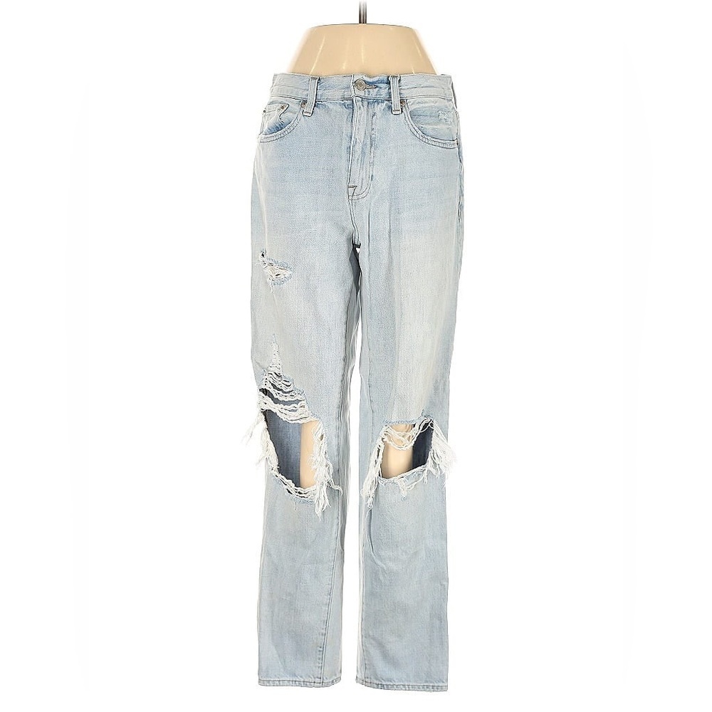Pistola boyfriend Jean Relaxed Roller extra Distressed Etsy Jeans Light Blue - Picture 2 of 10